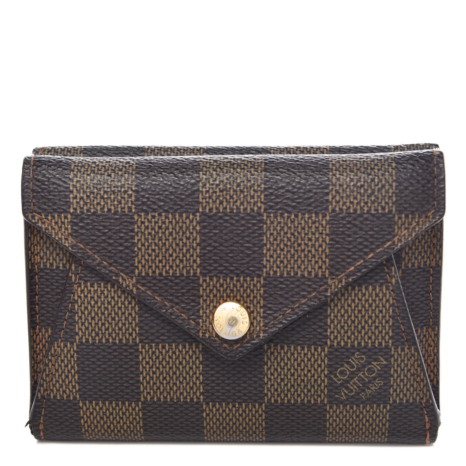 Louis Vuitton Damier Ebene Compact Origami Wallet 1 of 10