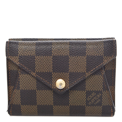 Louis Vuitton Damier Ebene Compact Origami Wallet 1 of 10