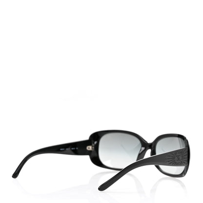 Chanel Crystal CC Logo Sunglasses 6026-B Black 4 of 8