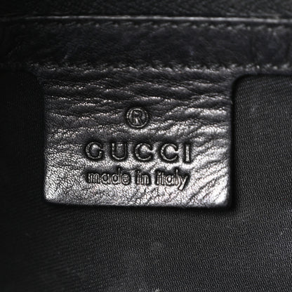 Gucci Calfskin Large Indy Top Handle Hobo Black 6 of 10