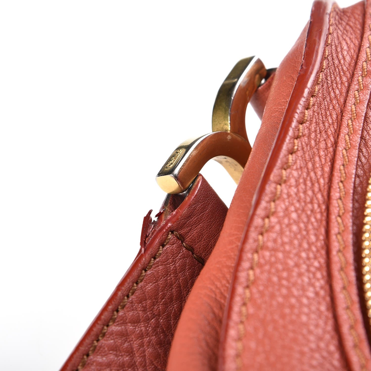 Chloe Calfskin Medium Marcie Crossbody Bag Maple Leaf 9 of 14