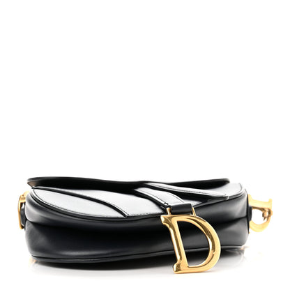 Christian Dior Grained Calfskin Mini Saddle Bag Navy 4 of 11
