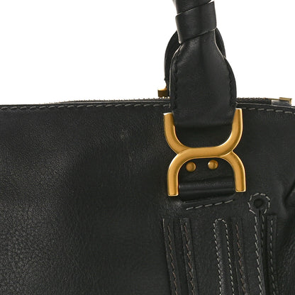 Chloe Calfskin Large Marcie Satchel Black 9 of 9