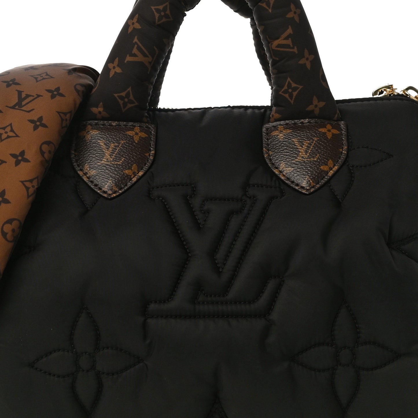 Econyl Mini Monogram Pillow Speedy Bandouliere 25 Black