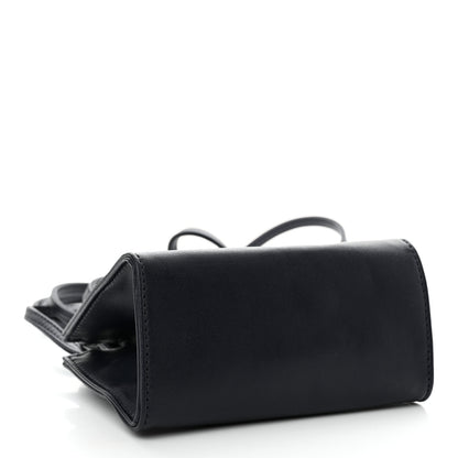 Telfar Vegan Leather Small Shopping Bag Navy 4 of 10