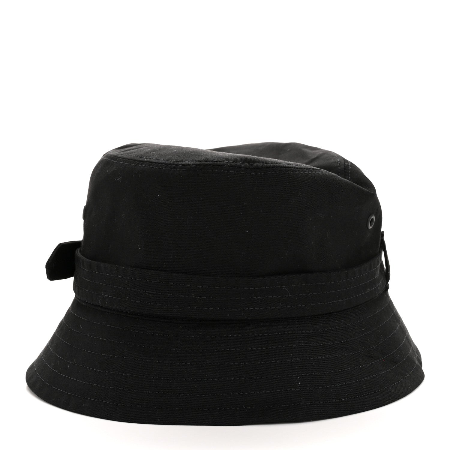 Burberry Cotton Gabardine Bucket Hat L Black 6 of 10