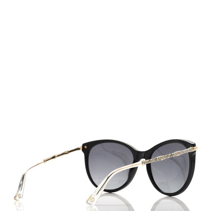 Gucci Crystal Bamboo Cat Eye GG 3771/N/S Sunglasses Gold 3 of 9