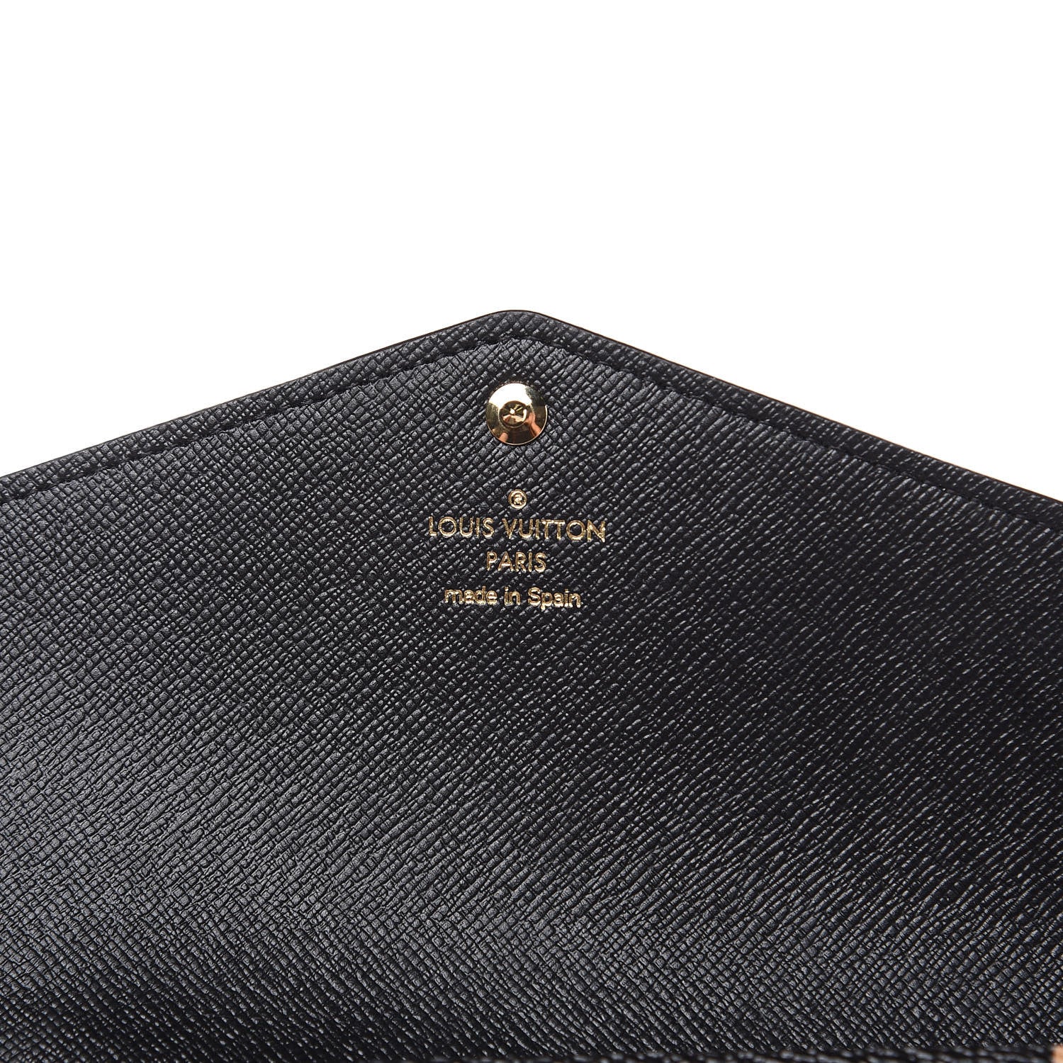 Louis Vuitton Monogram Giant Jungle Sarah Wallet Black 6 of 6