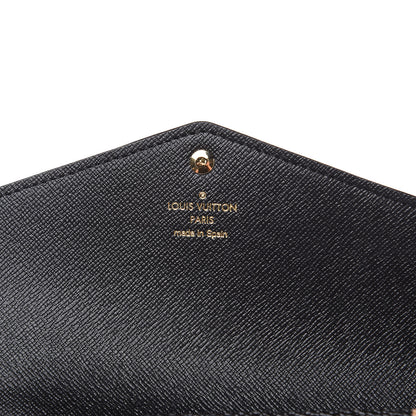 Louis Vuitton Monogram Giant Jungle Sarah Wallet Black 6 of 6