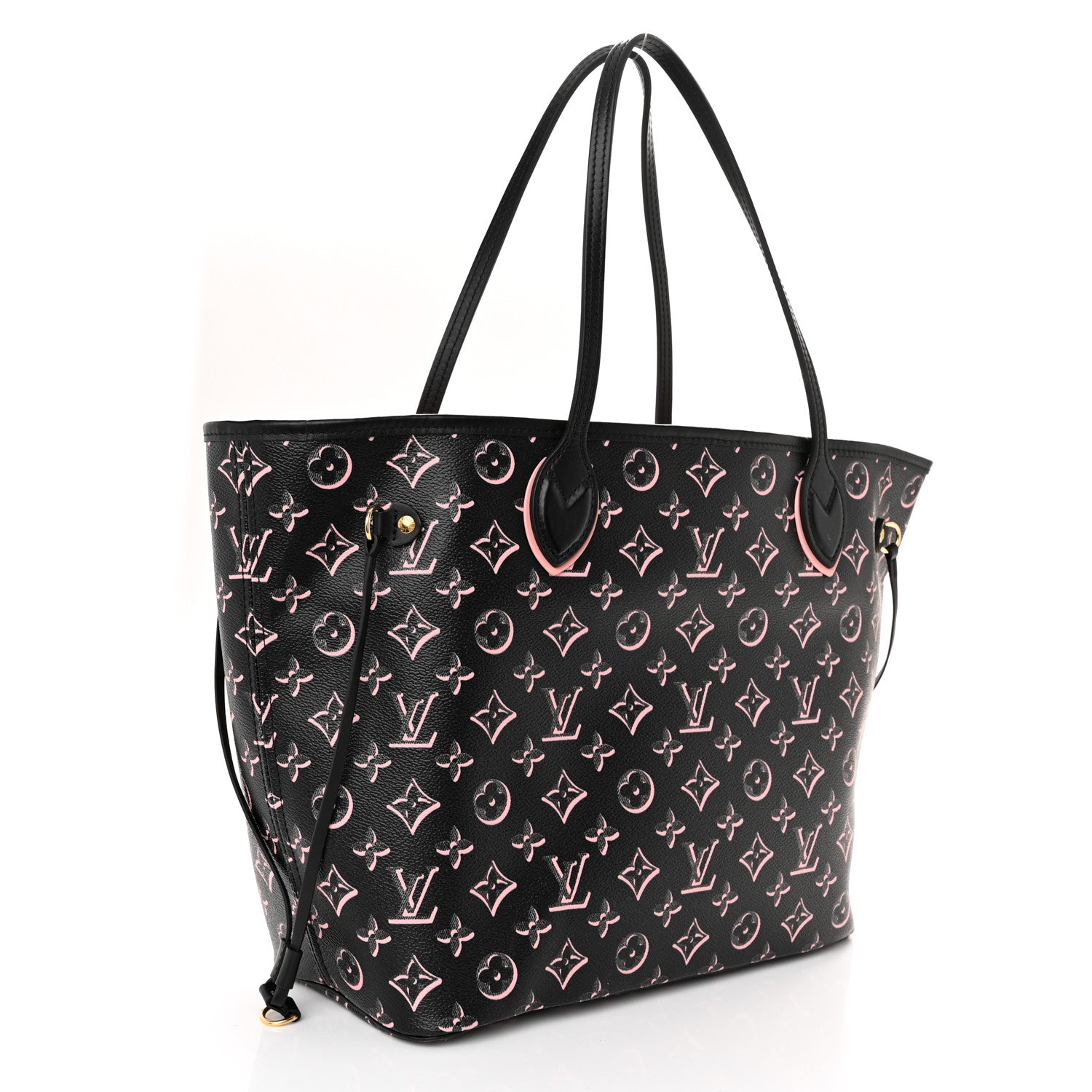 Louis Vuitton Monogram Fall For You Neverfull MM Black 3 of 9