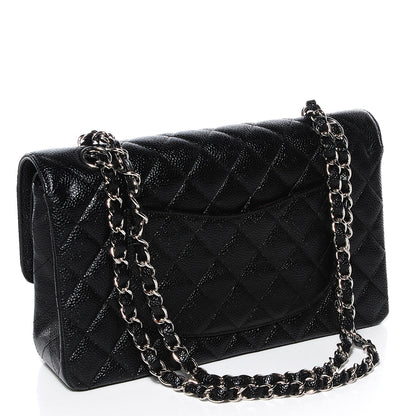 Chanel Caviar Quilted Medium Double Flap Black 3 of 8