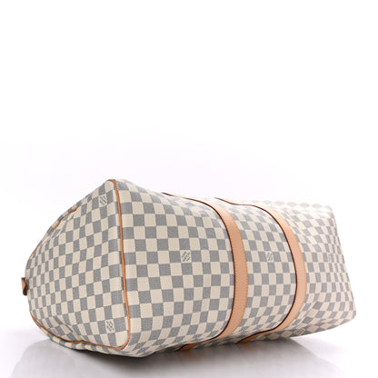 Louis Vuitton Damier Azur Keepall 50 4 of 10