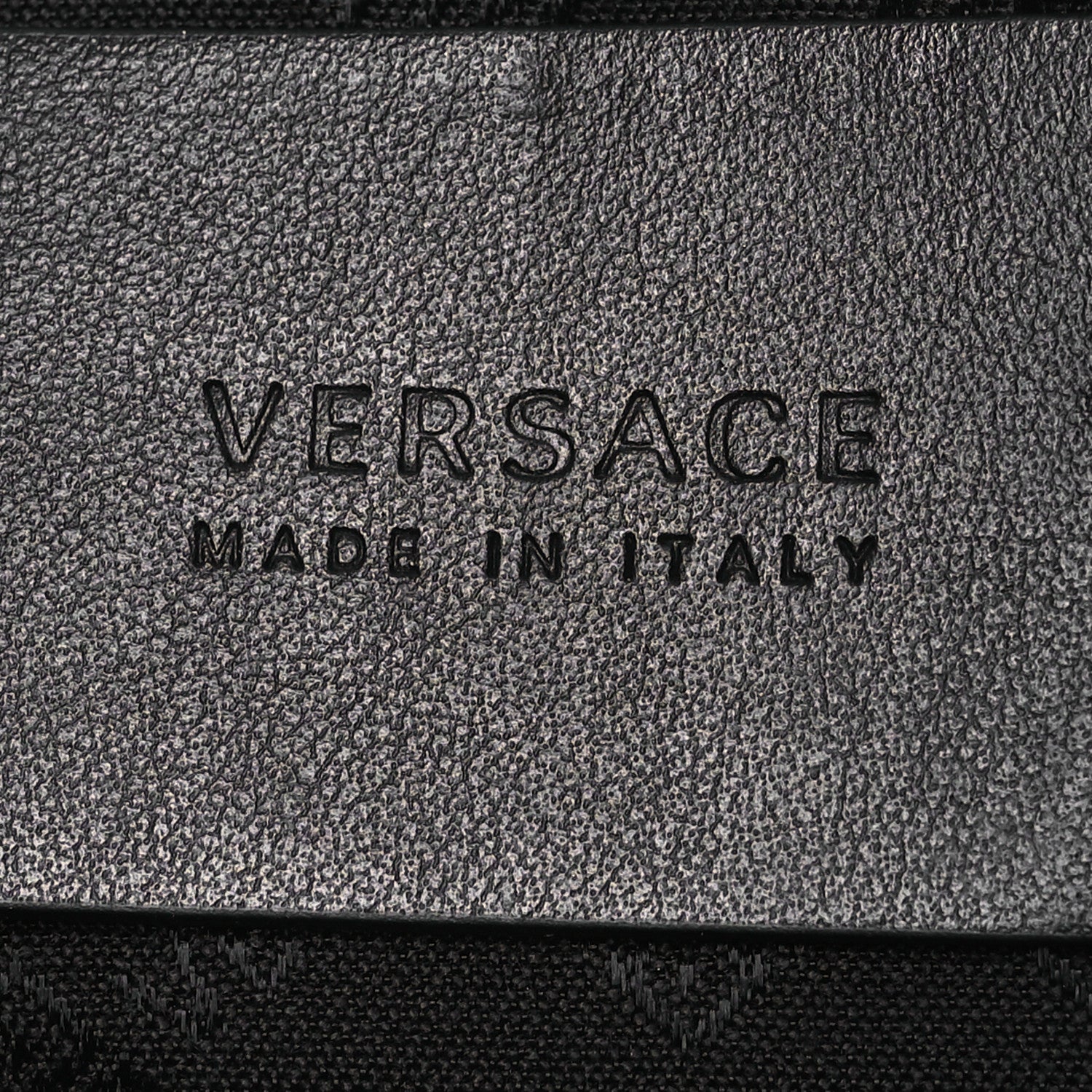 Versace Calfskin La Medusa Large Pouch Black 6 of 8