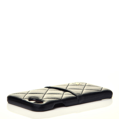 Chanel Lambskin Quilted iPhone 7/8 Coco Tech Case Black 3 of 7