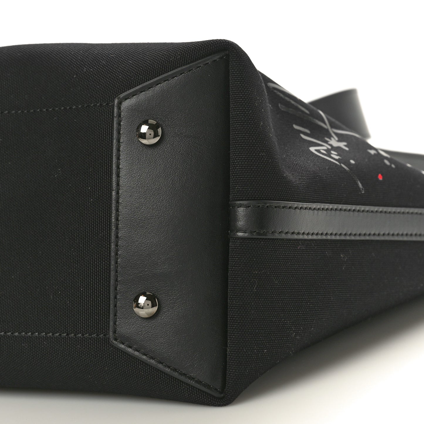 Canvas Small Frangibus Tote Black