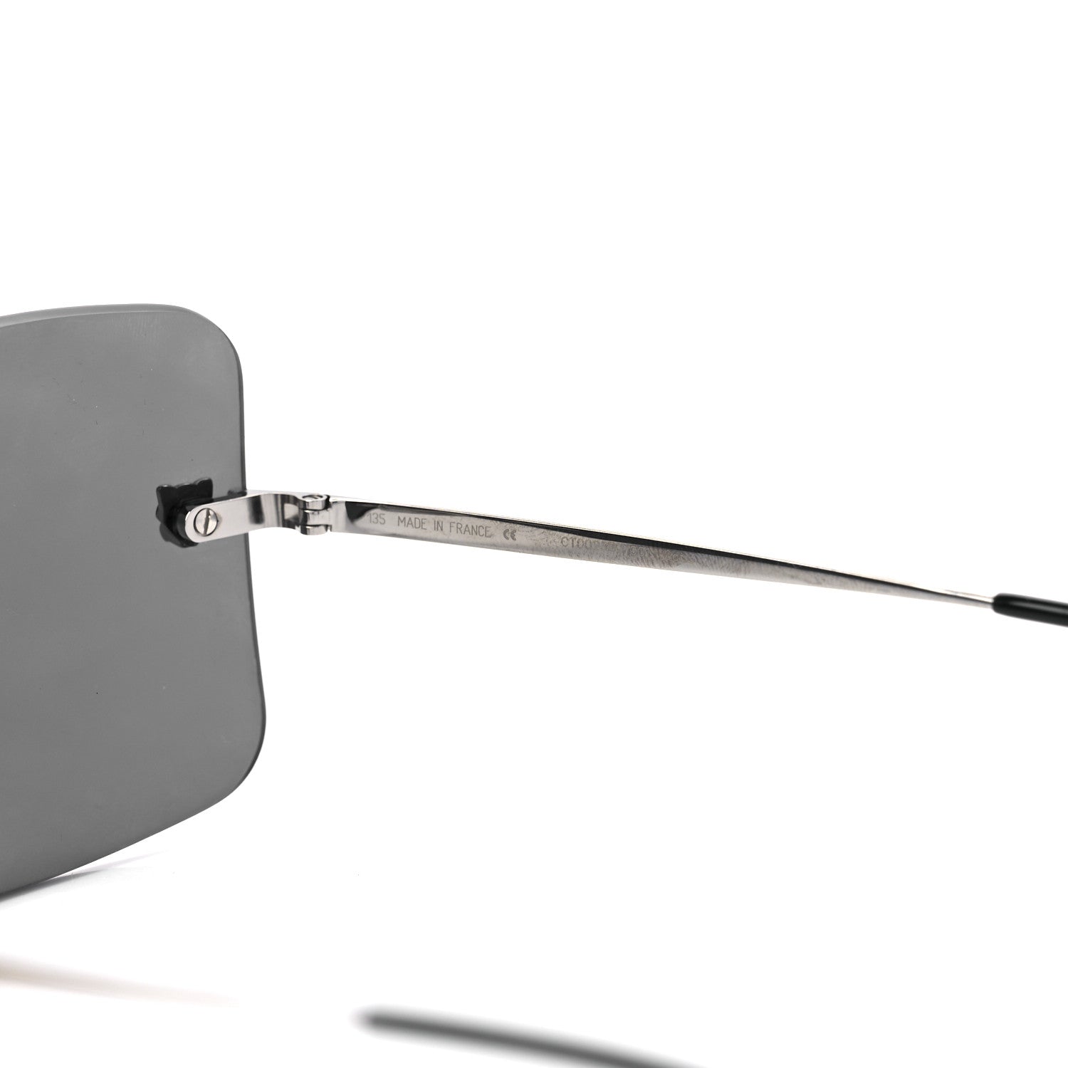 Cartier Panthere De Cartier Shield Sunglasses Silver 6 of 7