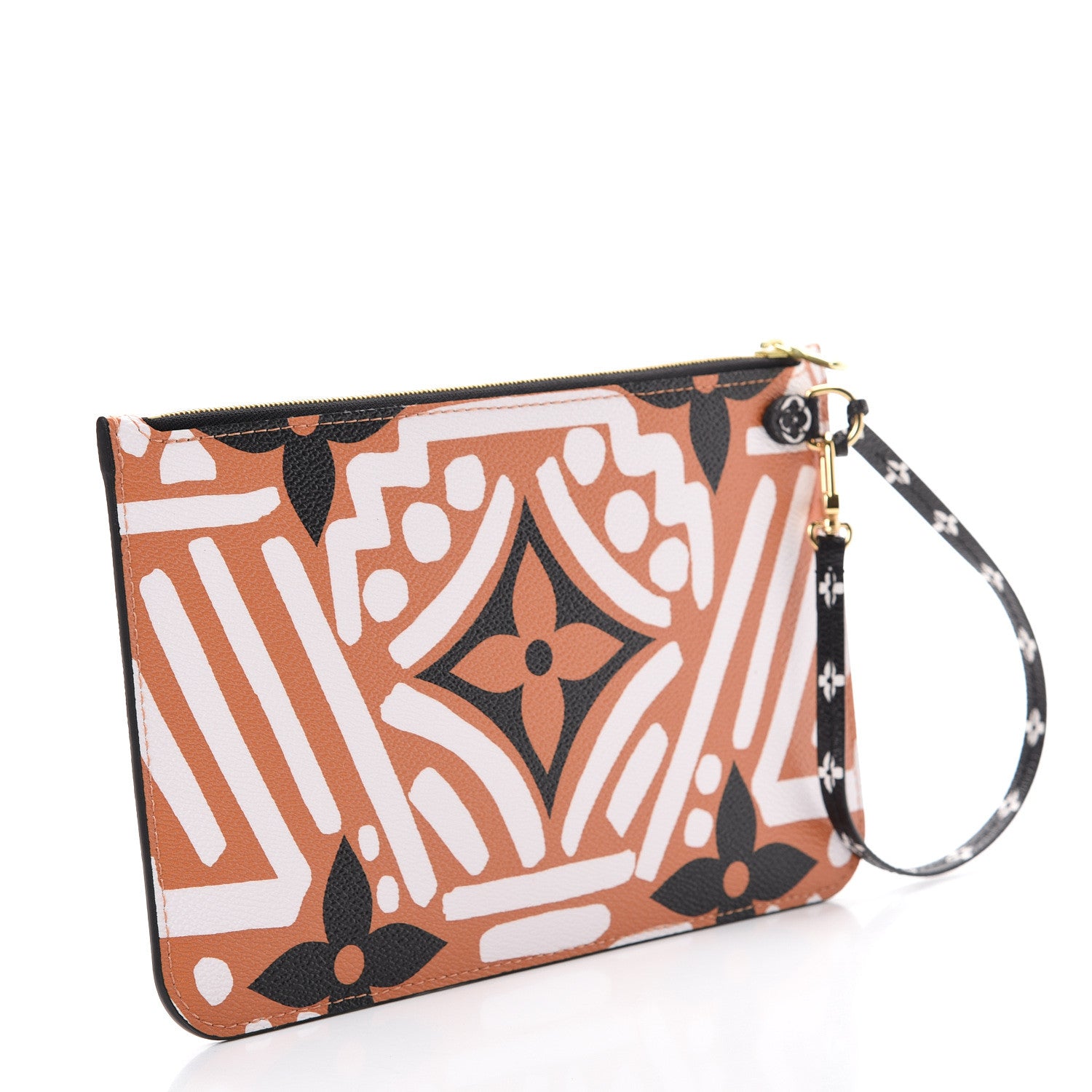 Louis Vuitton Monogram Giant Crafty Neverfull MM GM Pochette Creme Caramel 2 of 6