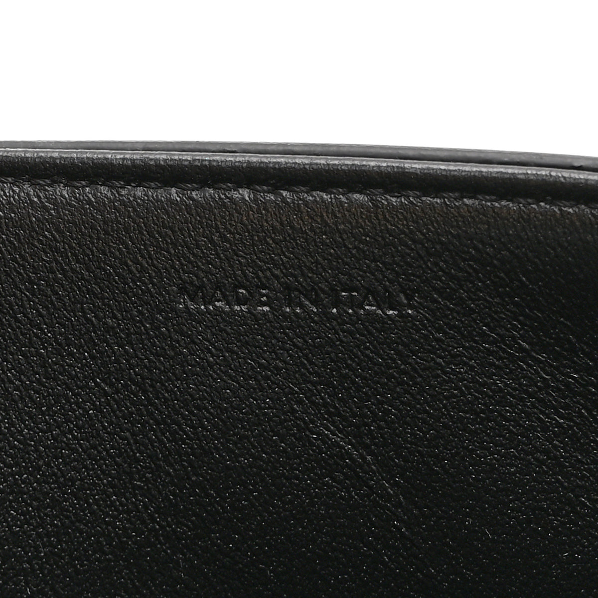 Celine Shiny Calfskin Triomphe Crystals Chain Shoulder Bag Black 8 of 12