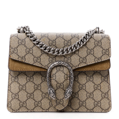 Gucci GG Supreme Monogram Mini Dionysus Shoulder Bag Taupe 1 of 14