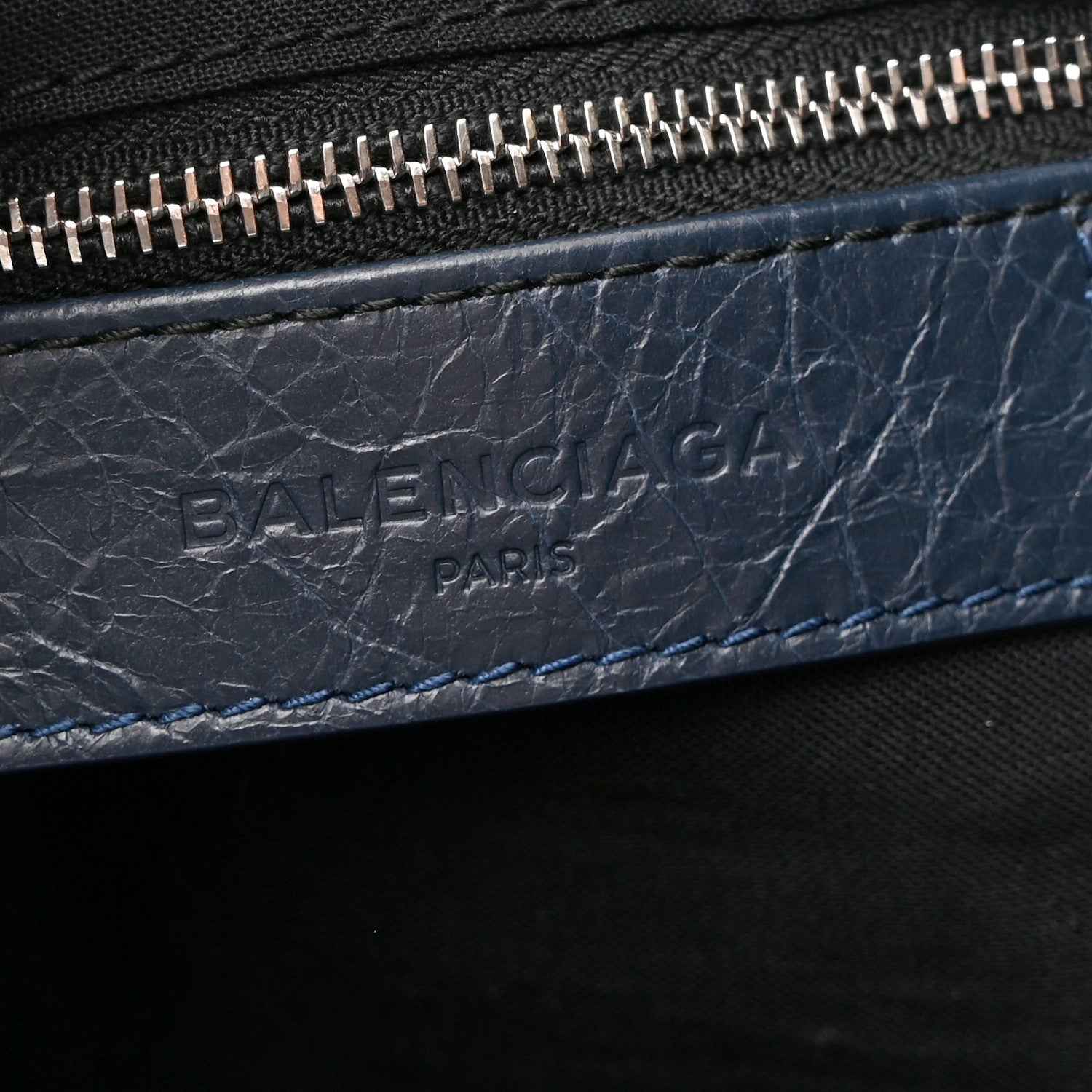 Balenciaga Agneau Giant 21 Silver Hardware Work Bleu Obscur 6 of 10