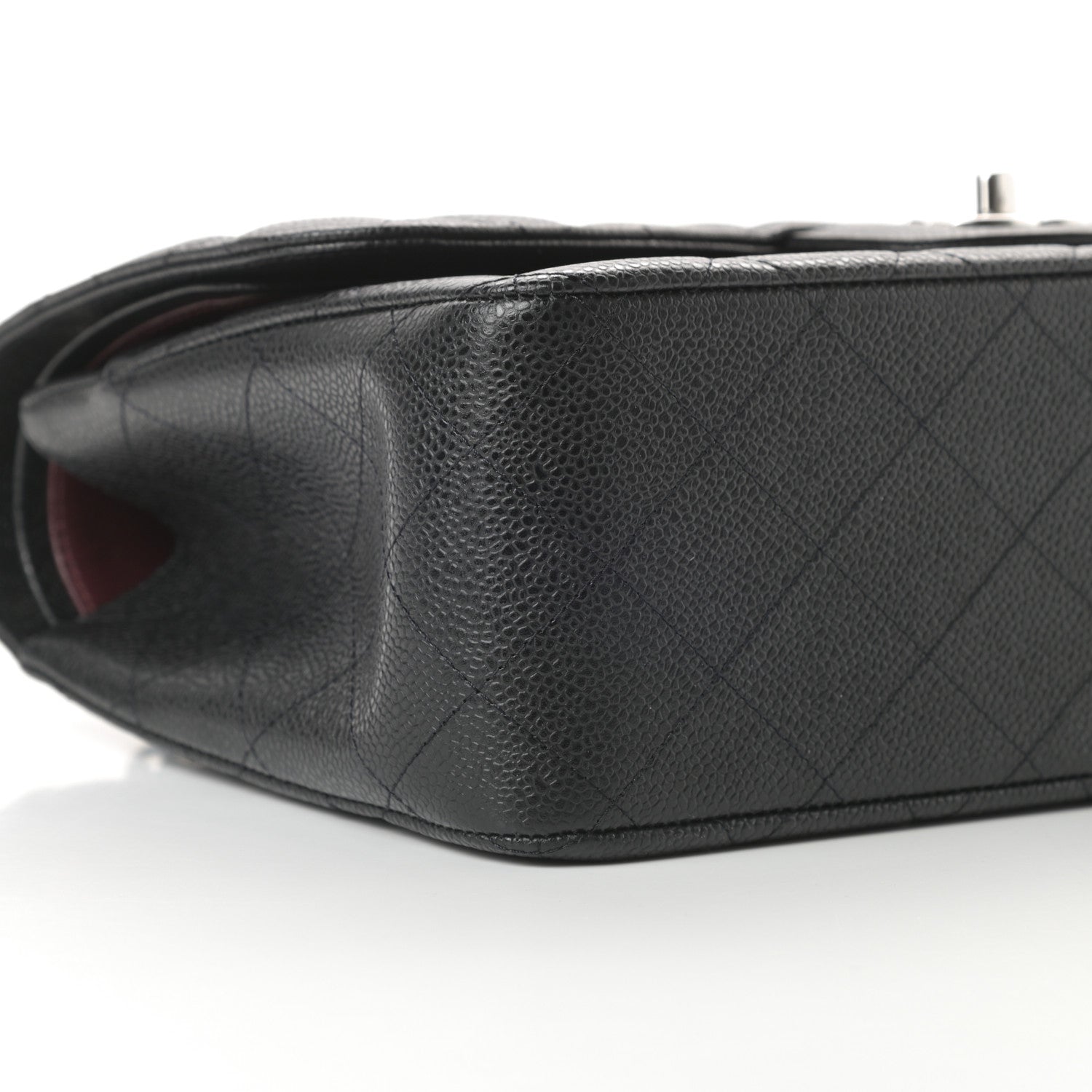 Chanel Caviar Quilted Jumbo Double Flap Black 9 of 12