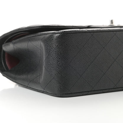 Chanel Caviar Quilted Jumbo Double Flap Black 9 of 12