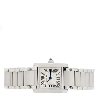 Cartier Stainless Steel 20mm Tank Francaise Quartz Watch 2 of 4
