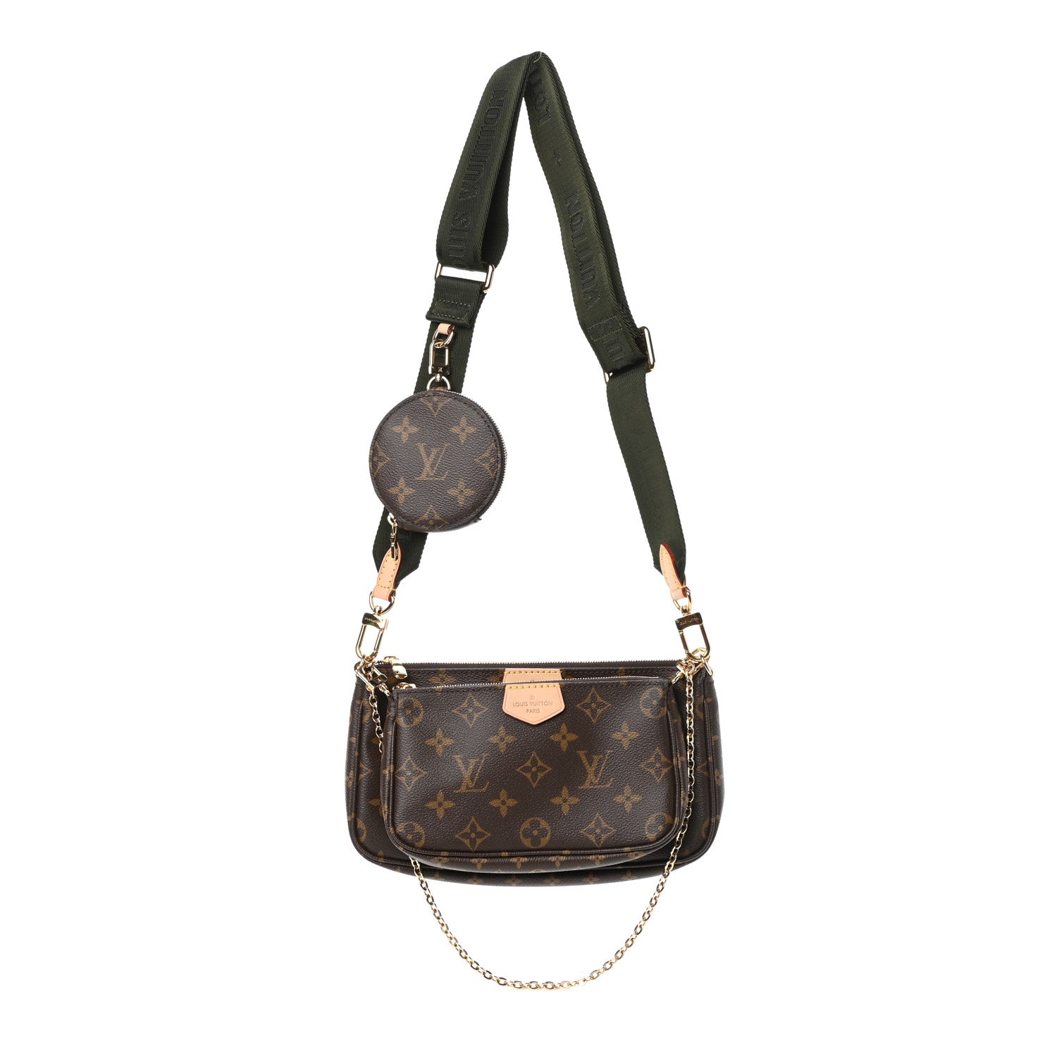 Louis Vuitton Monogram Multi Pochette Accessories Kaki 1 of 9