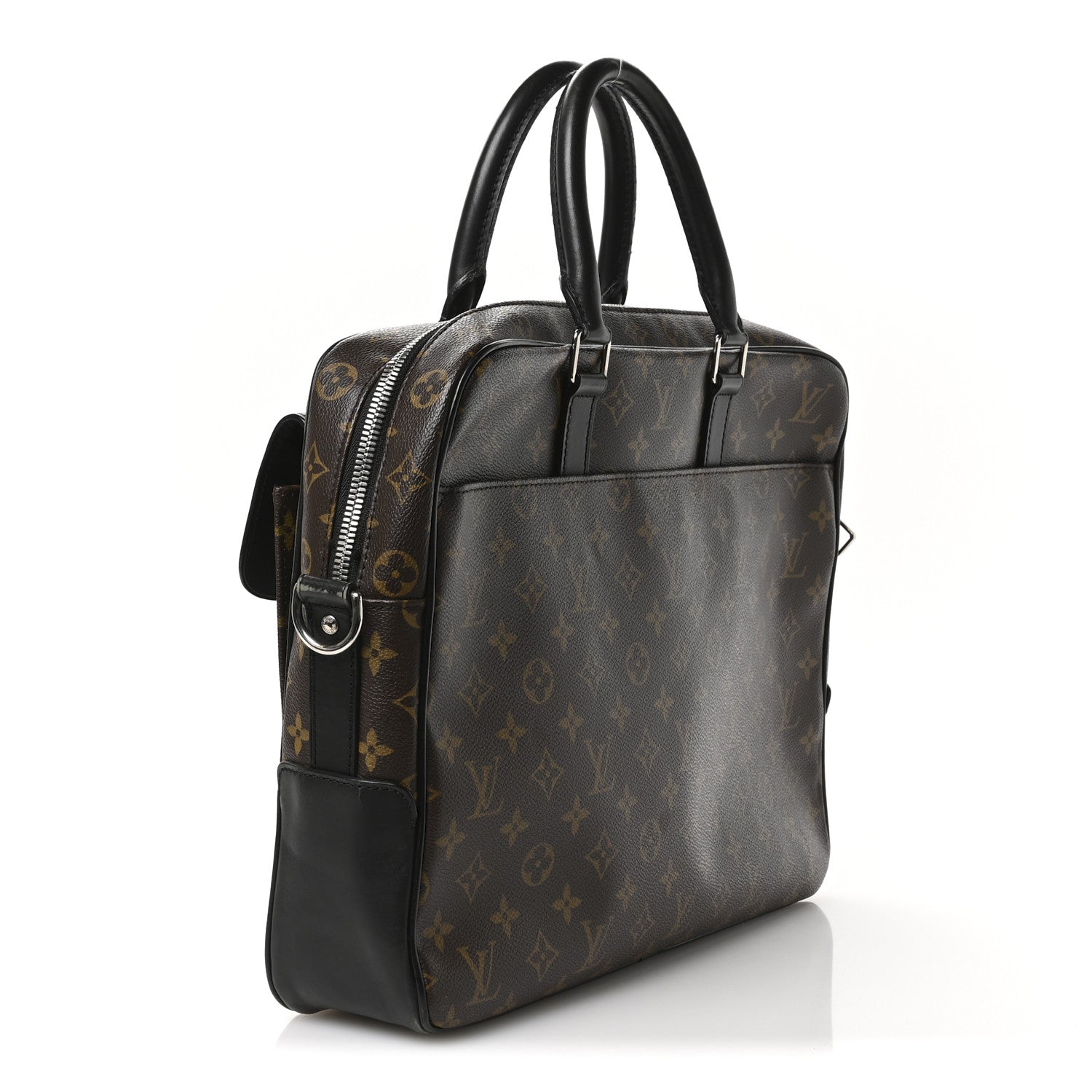 Louis Vuitton Monogram Macassar Soft Briefcase 3 of 13