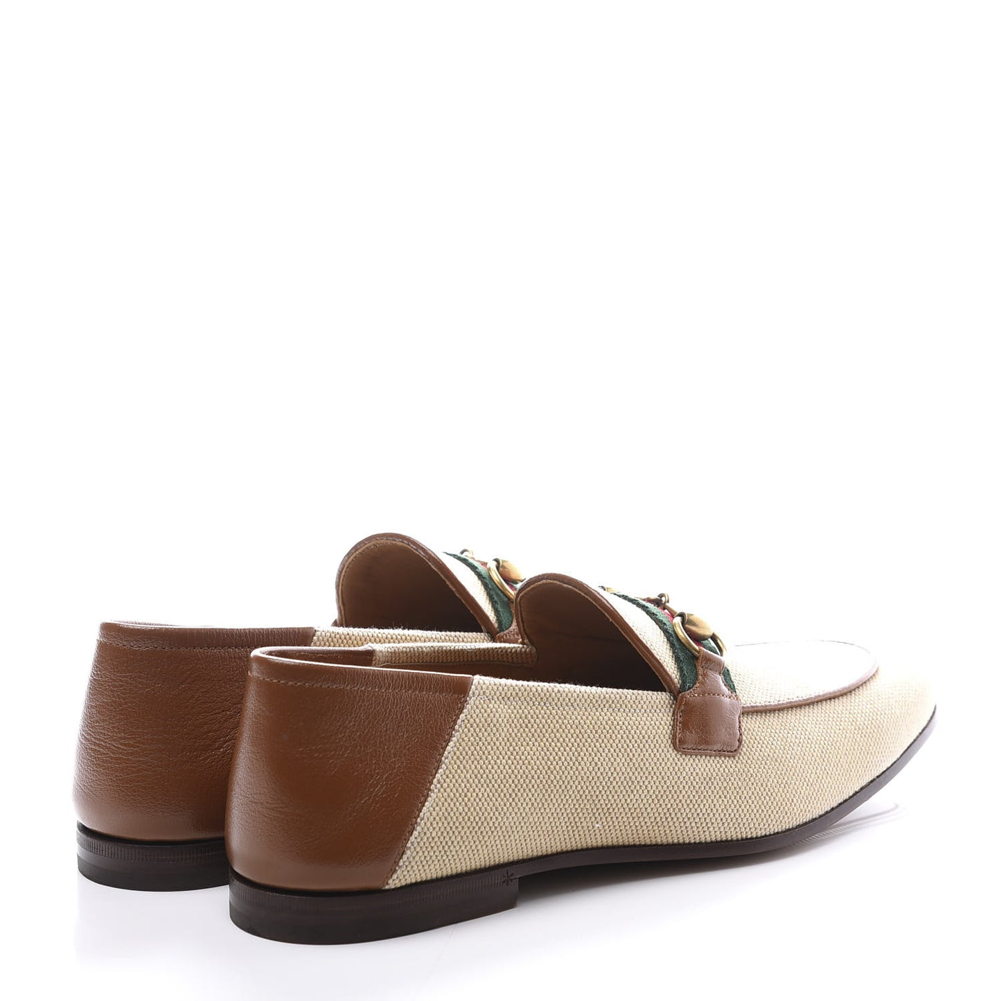 Canvas Web Mens Brixton Horsebit Loafers 8.5 Sand Light Cuir