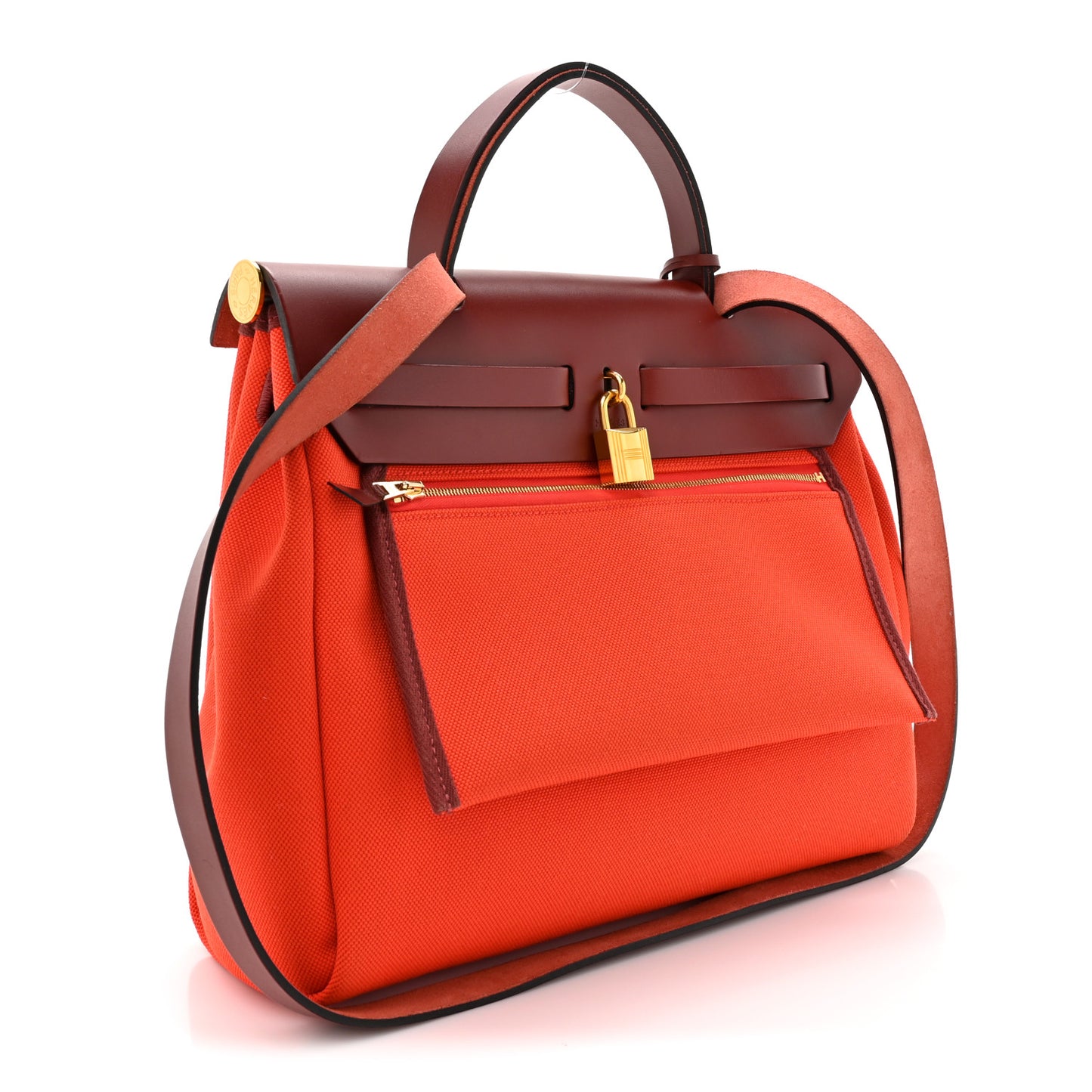 Vache Hunter Toile Herbag Zip Retourne 31 PM Orange Mecano Rouge H