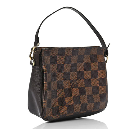 Louis Vuitton Damier Ebene Trousse Make Up Bag Pochette 3 of 8