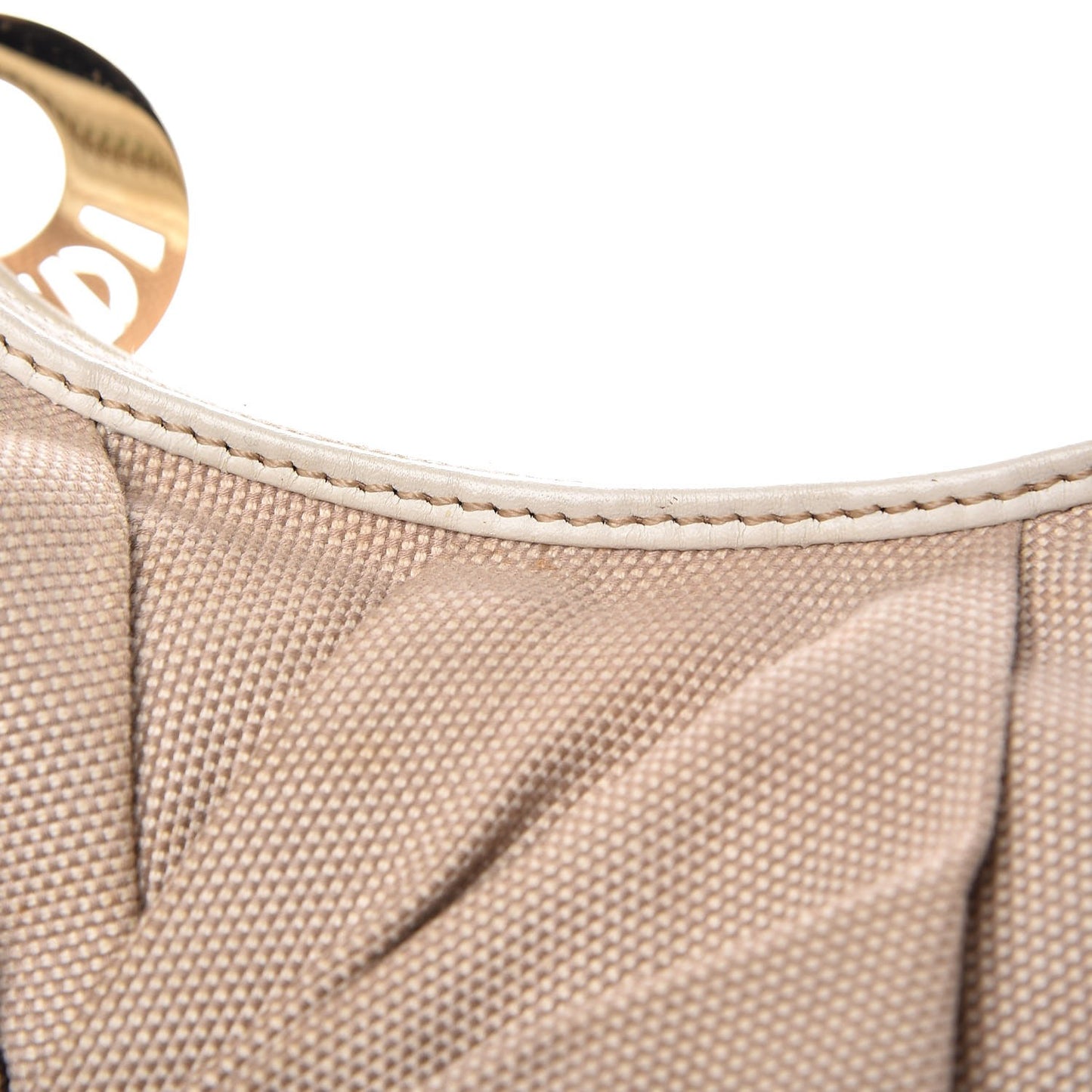 Canvas Knot Hobo Beige