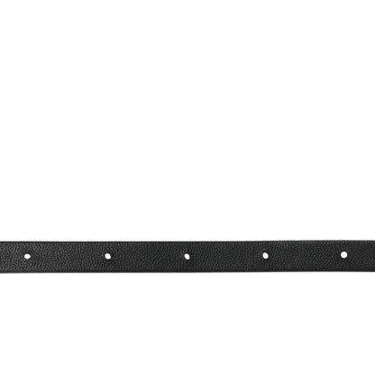 Valentino Garavani Calfskin VLogo Wrap 10mm Belt 75 30 Black 5 of 6