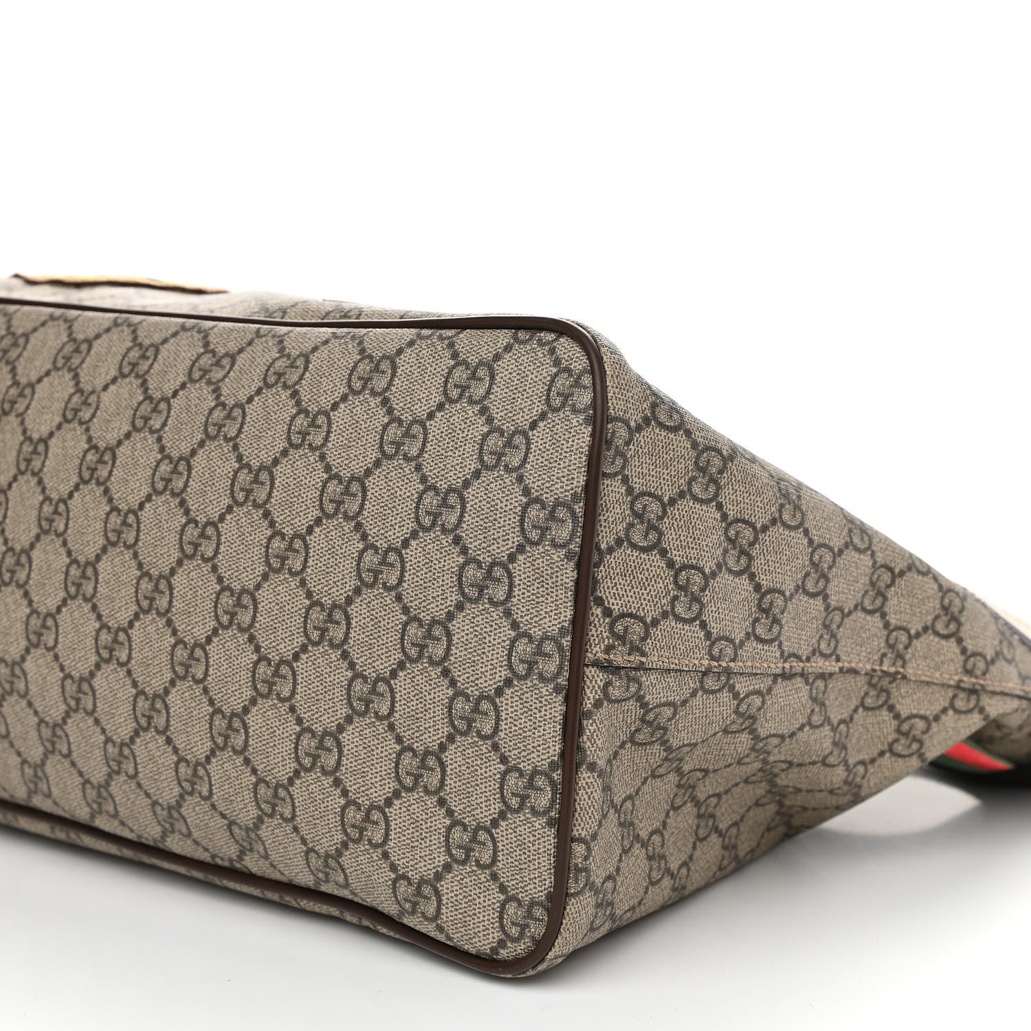 Gucci Soft GG Supreme Monogram Courrier Medium Crossbody Tote Beige New Acero 10 of 12