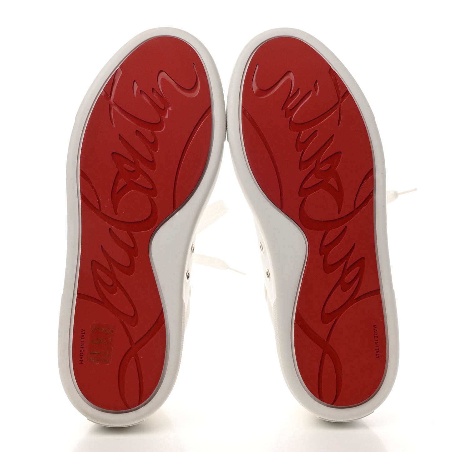 Toile Calfskin Simplerui Flat Sneakers 39.5 White