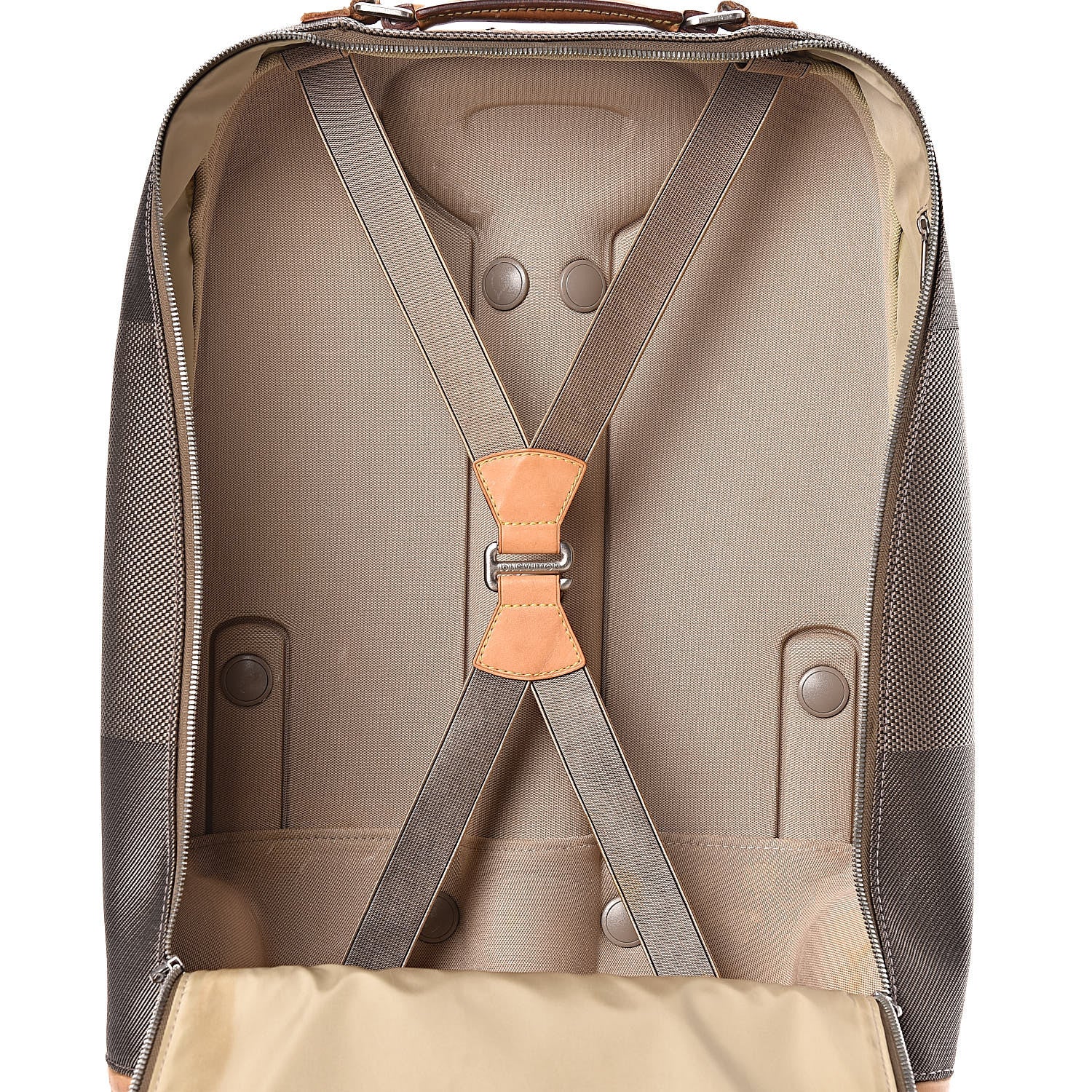Louis Vuitton Damier Geant Conquerant 55 Roller Luggage Terre 5 of 17