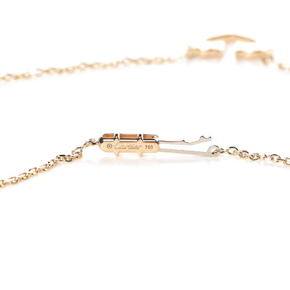 Cartier 18K Yellow Gold Medium Hearts and Symbols Necklace 6 of 7