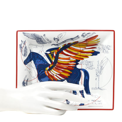 Hermes Porcelain Pegase Change Tray Anis Outremer 2 of 6