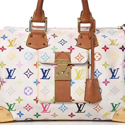 Louis Vuitton Monogram Multicolor Speedy 30 White 7 of 17