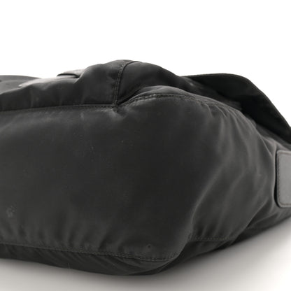 Prada Re-Nylon Vela Saffiano Pocket Single Buckle Messenger Shoulder Bag Black 11 of 13