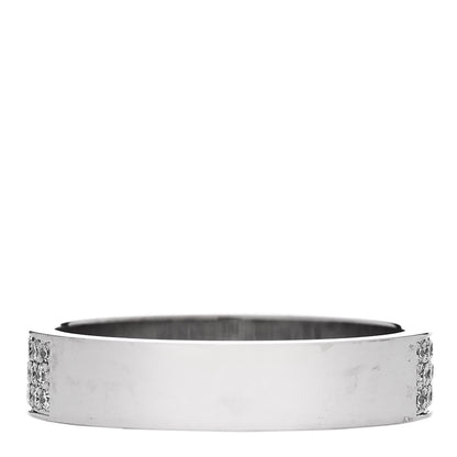 Hermes 18K White Gold Diamond MM Kelly Clochette Ring 54 7 3 of 6