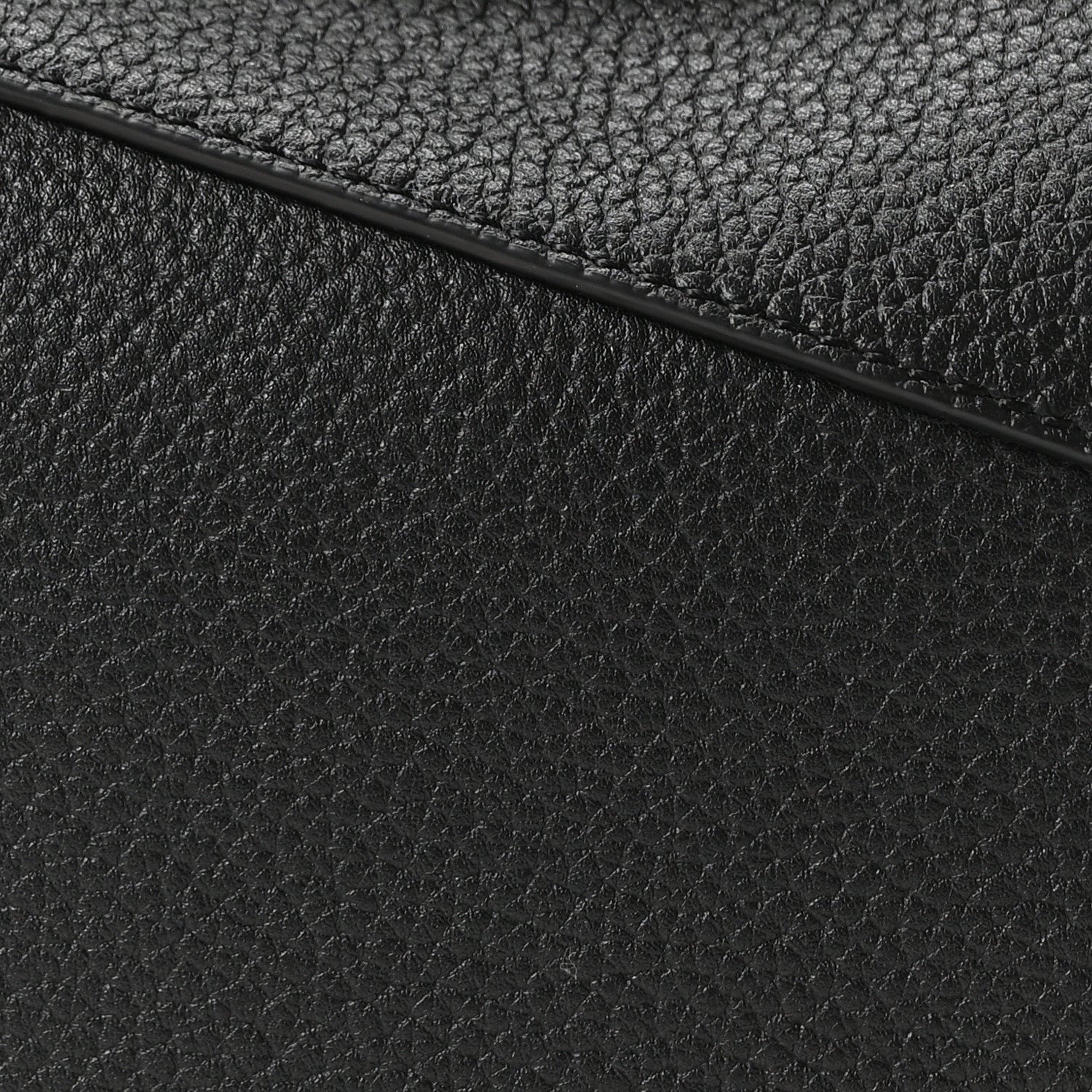 Loewe Grained Calfskin Large Puzzle Edge Bag Black 7 of 9