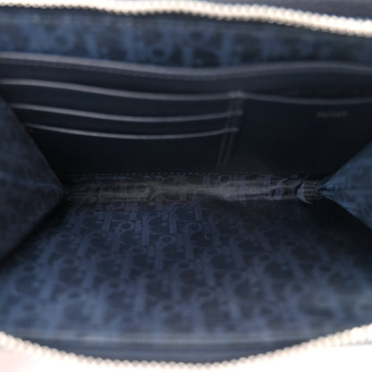 Christian Dior x AIR JORDAN Grained Calfskin Crossbody Blue 5 of 14
