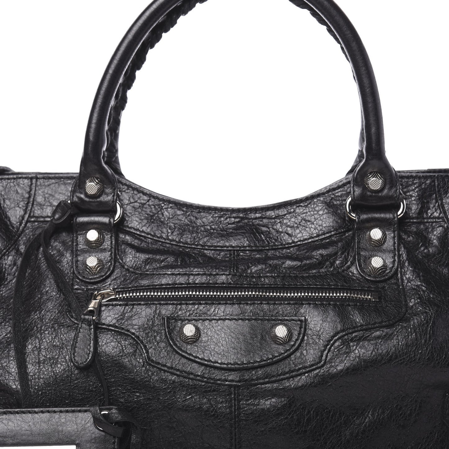 Agneau Giant 12 Silver Hardware Part Time Black