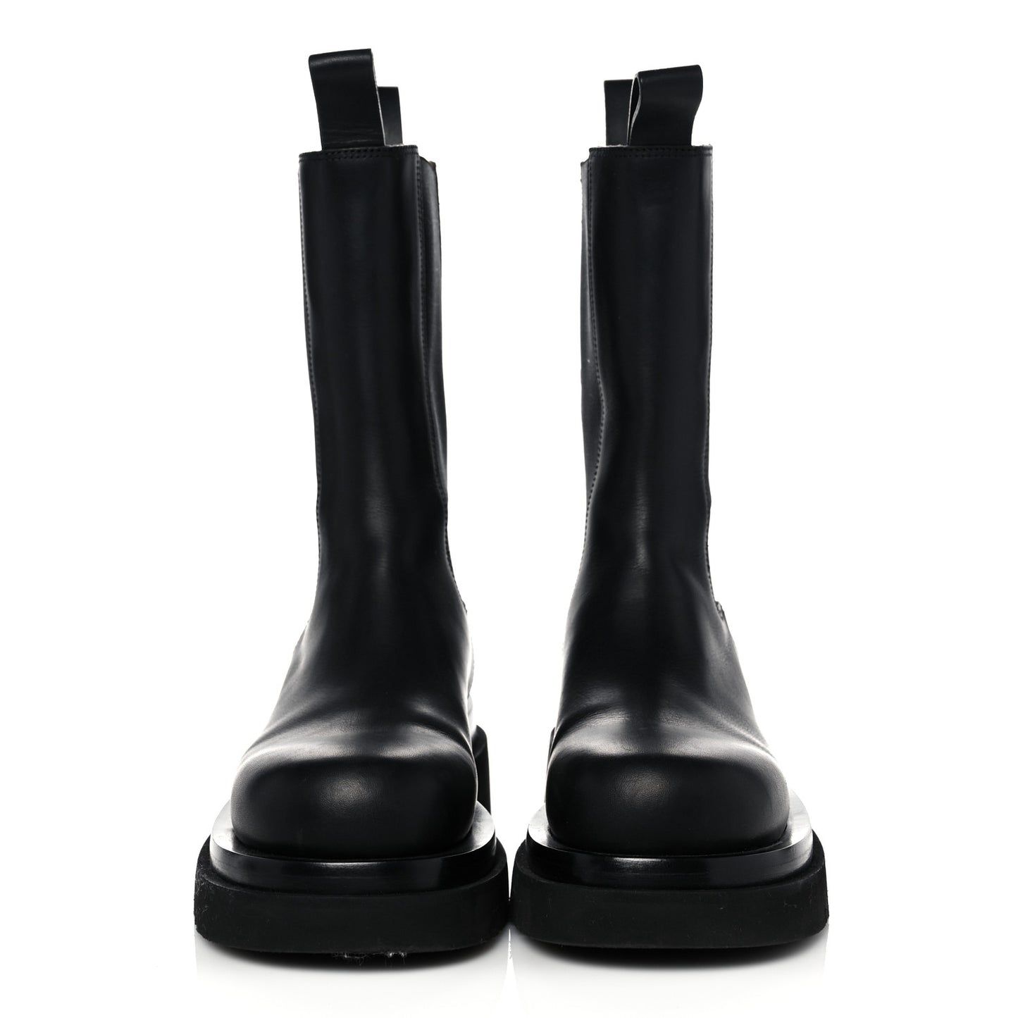 Calfskin The Lug Chelsea Boots 37.5 Black