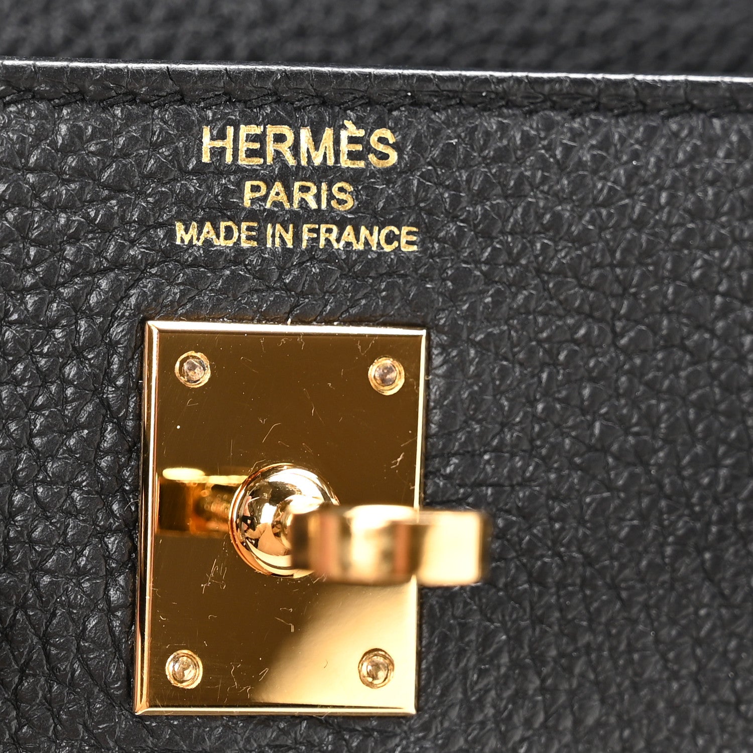 Hermes Togo Kelly Retourne 25 Black 6 of 11