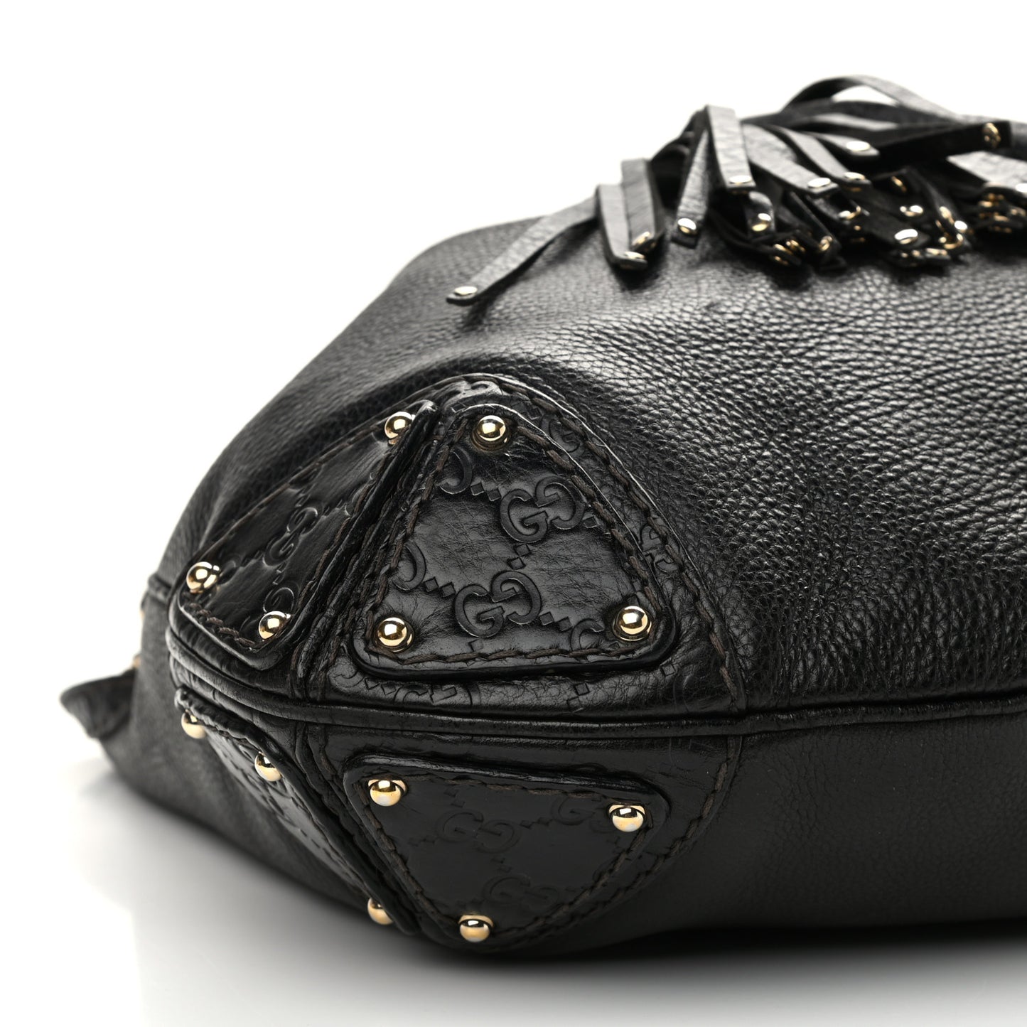 Calfskin Medium Indy Top Handle Hobo Black