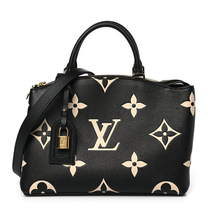 Louis Vuitton Empreinte Monogram Giant Petit Palais Black Beige 1 of 9