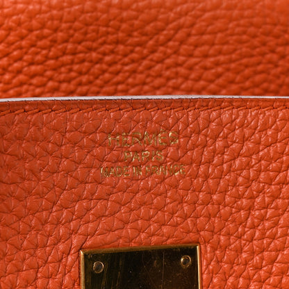 Hermes Togo BIRKIN 35 Orange 6 of 10